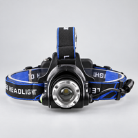 Rechargeable Headlamp - 1000 Lumen Zoom LED, 90° Tilt - IPX4 Waterproof