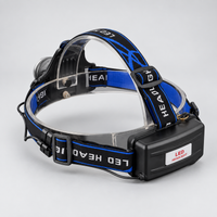 Rechargeable Headlamp - 1000 Lumen Zoom LED, 90° Tilt - IPX4 Waterproof