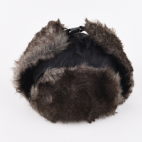 Trapper Hat - Faux Fur Lined Aviator Hat - Water-Resistant Ear Flaps