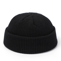 Beanie Hat - Ribbed Knit Fisherman Beanie - Unisex Winter Cuffed Cap