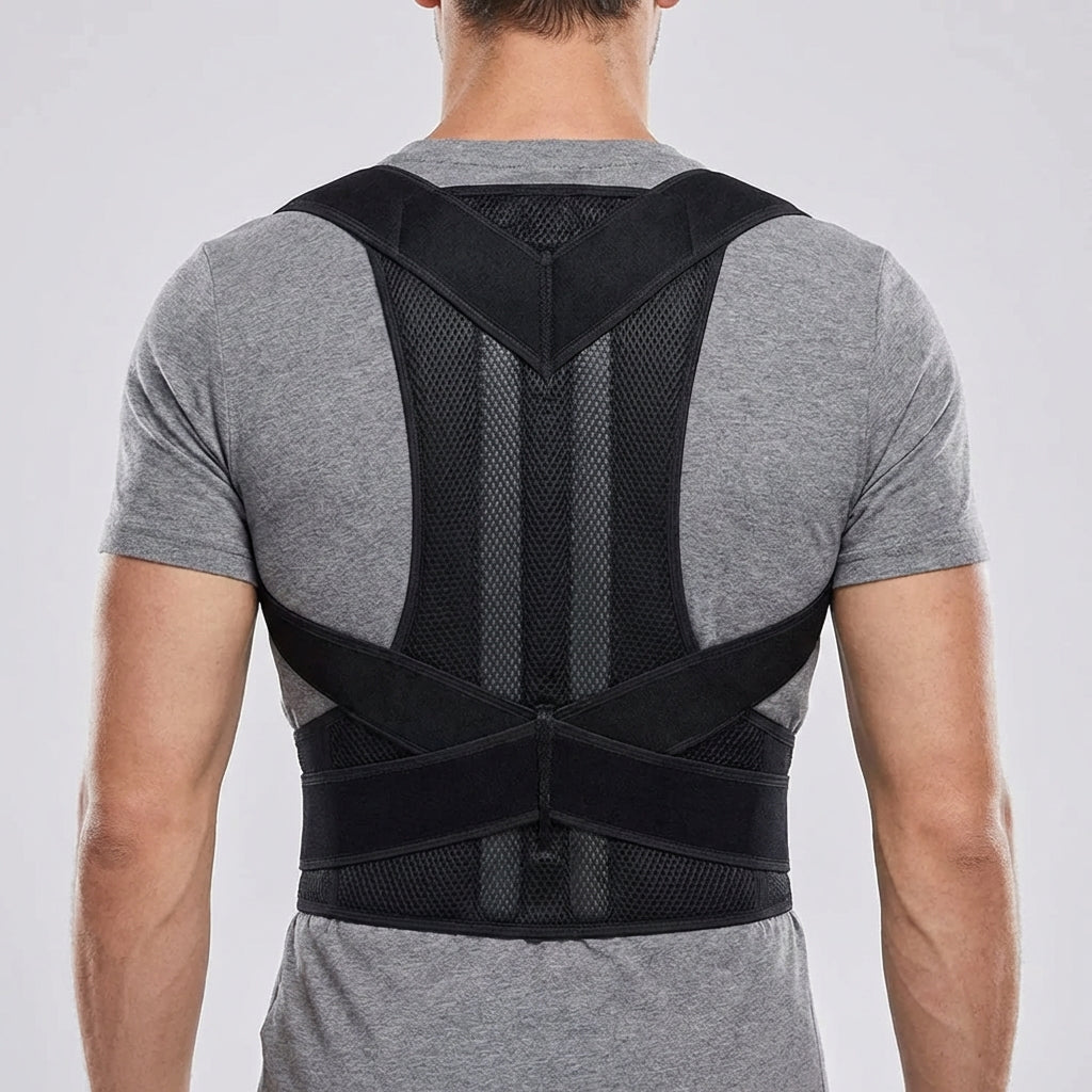 Posture Corrector - Adjustable Upper Back Brace - Breathable
