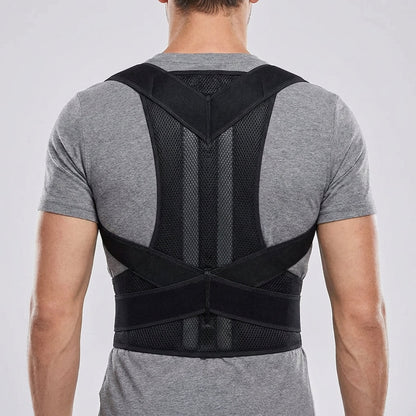 Posture Corrector - Adjustable Upper Back Brace - Breathable