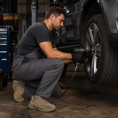 Lightweight Safety Sneakers - Puncture-Proof Work Shoes - Impact-Resistant Toe