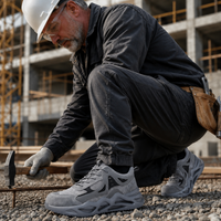 Lightweight Safety Sneakers - Puncture-Proof Work Shoes - Impact-Resistant Toe