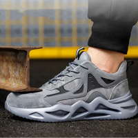 Lightweight Safety Sneakers - Puncture-Proof Work Shoes - Impact-Resistant Toe