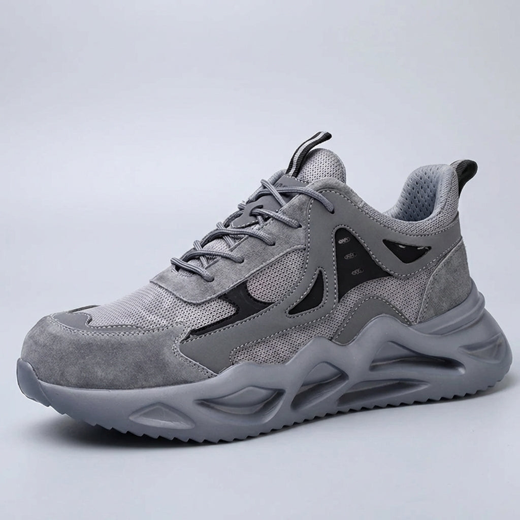 Lightweight Safety Sneakers - Puncture-Proof Work Shoes - Impact-Resistant Toe