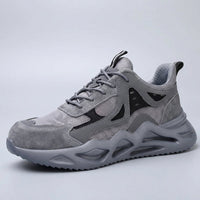 Lightweight Safety Sneakers - Puncture-Proof Work Shoes - Impact-Resistant Toe