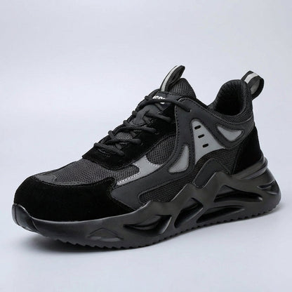 Lightweight Safety Sneakers - Puncture-Proof Work Shoes - Impact-Resistant Toe