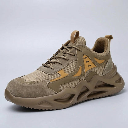 Lightweight Safety Sneakers - Puncture-Proof Work Shoes - Impact-Resistant Toe
