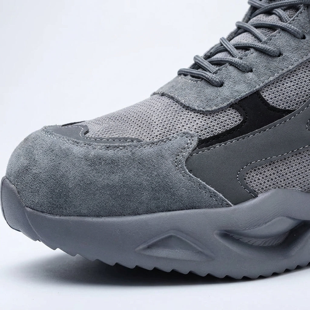 Lightweight Safety Sneakers - Puncture-Proof Work Shoes - Impact-Resistant Toe
