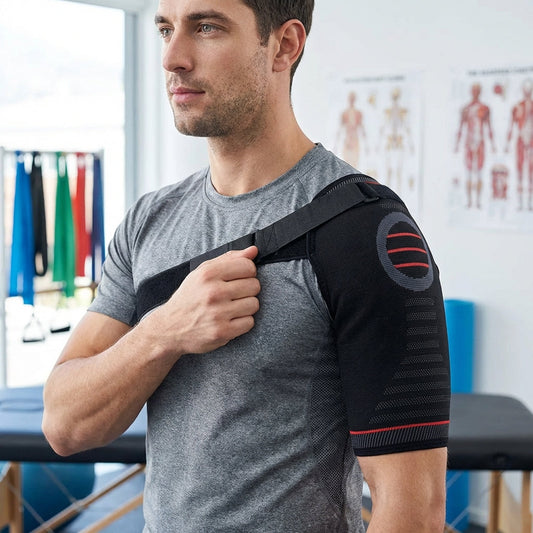 Shoulder Brace - Adjustable Rotator Cuff Support - Compression