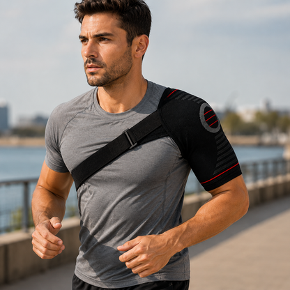 Shoulder Brace - Adjustable Rotator Cuff Support - Compression