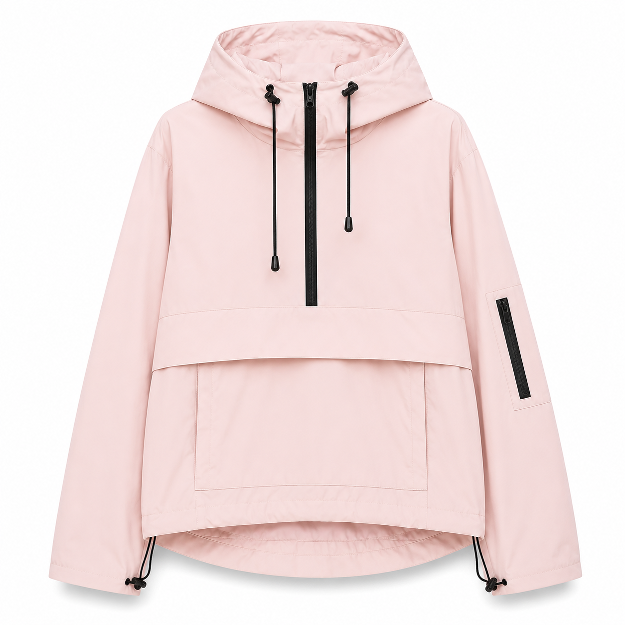 Waterproof Rain Jacket Unisex - Hooded Anorak Parka - Windproof