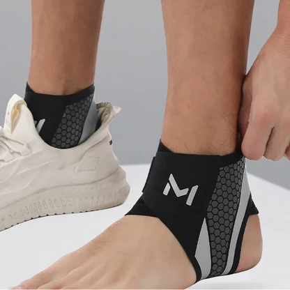 Ankle Brace - Adjustable Compression Ankle Support - Open Heel