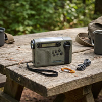 Emergency Radio - Hand Crank Solar Radio with Flashlight - AM FM SW