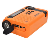 Emergency Radio - Hand Crank Solar Radio with Flashlight - AM FM SW