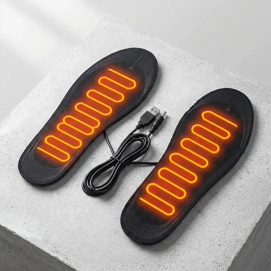 Heated Insoles - USB Powered Shoe Inserts - Trim to Fit