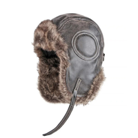 Trapper Hat - Faux Fur Lined Aviator Hat - Wind-Resistant Ear Flaps