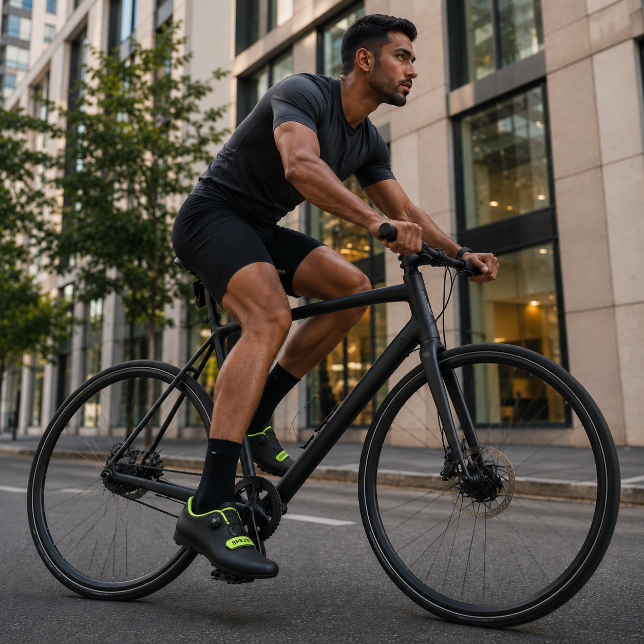 Cycling Shoes - Flat Pedal Bike Shoes with Dial - No Clip-In