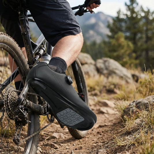 Cycling Shoes - Flat Pedal Bike Shoes with Dial - No Clip-In