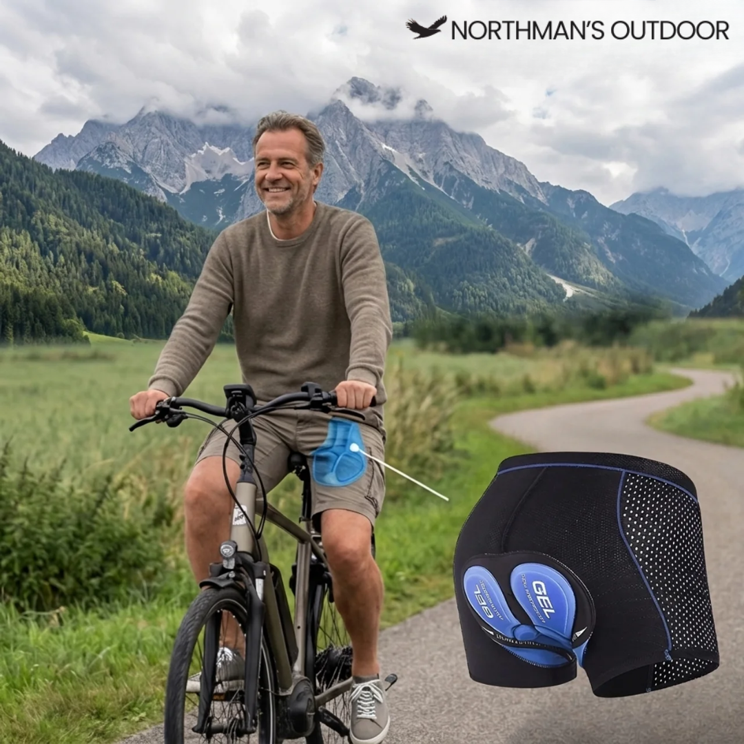 Padded Cycling Underwear – 5D Gel Cushion – Unisex