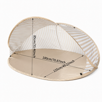 2-Person Pop-Up Beach Tent – Ready in Seconds & UV Protective