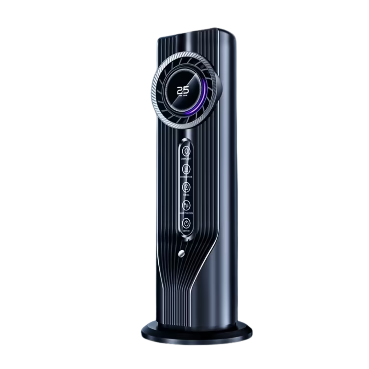 Tower Fan & Humidifier – USB Powered, 6 Speeds & 6-Hour Timer