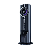 Tower Fan & Humidifier – USB Powered, 6 Speeds & 6-Hour Timer