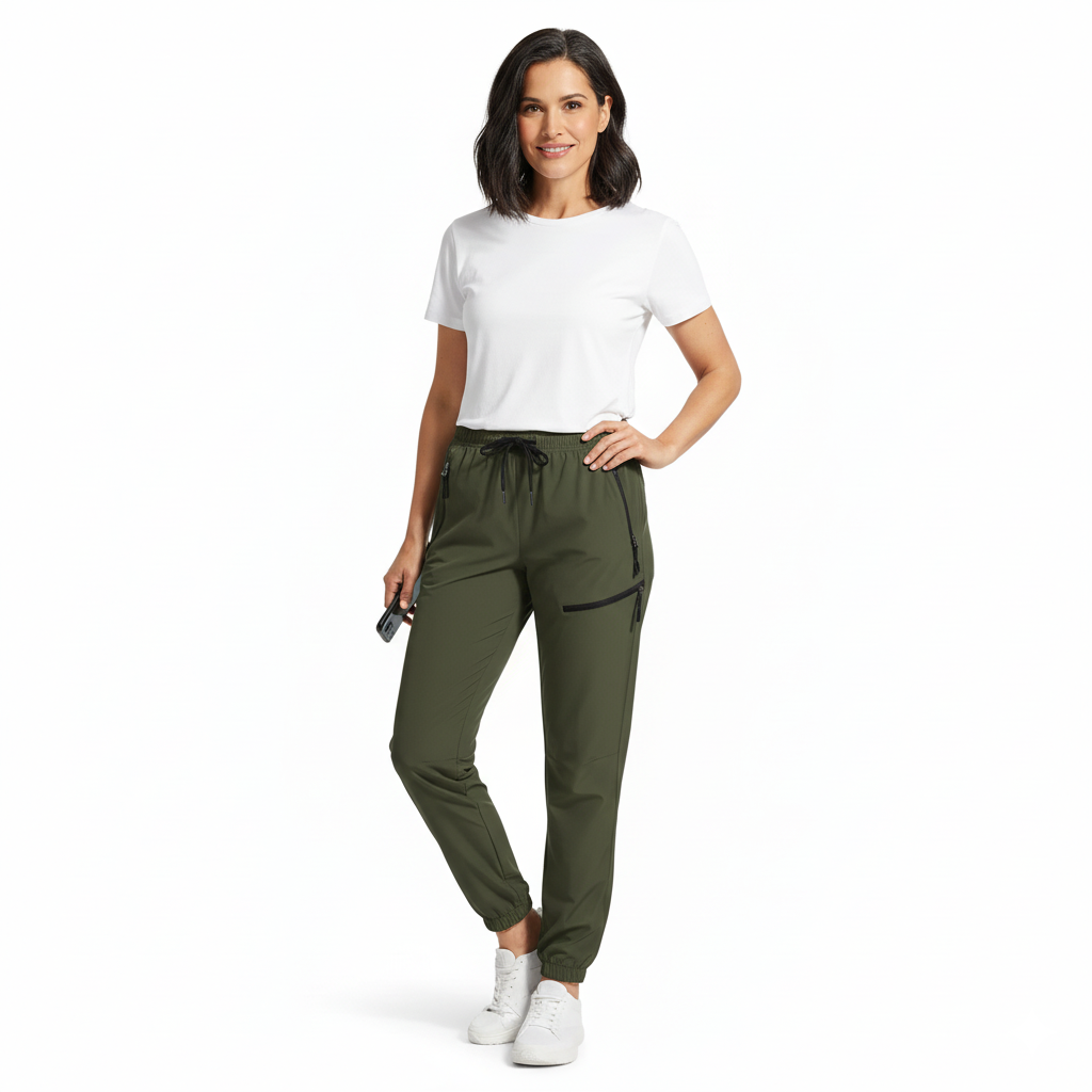 Outdoor Women’s Cargo Hiking Pants – Lightweight & Stretch – All Season