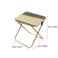Folding Camping Stool – Carry Bag Chair – Ultra Lightweight