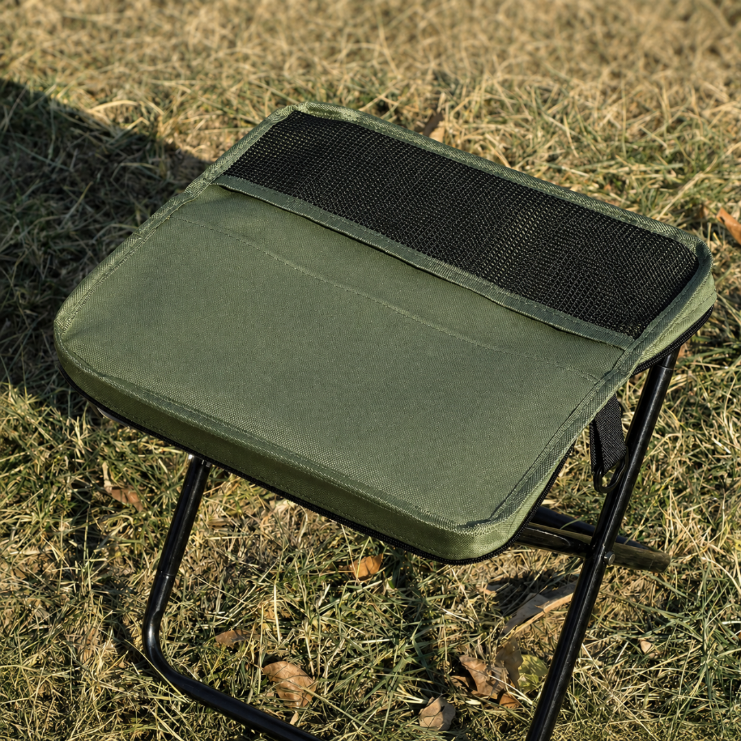Folding Camping Stool – Carry Bag Chair – Ultra Lightweight