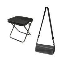 Folding Camping Stool – Carry Bag Chair – Ultra Lightweight