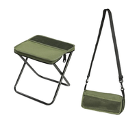 Folding Camping Stool – Carry Bag Chair – Ultra Lightweight