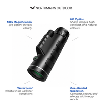Monocular 500x – HD Outdoor Telescope – Waterproof