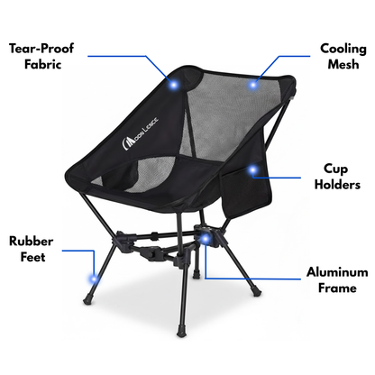 Portable Camping Chair – Ultralight – Compact Folding