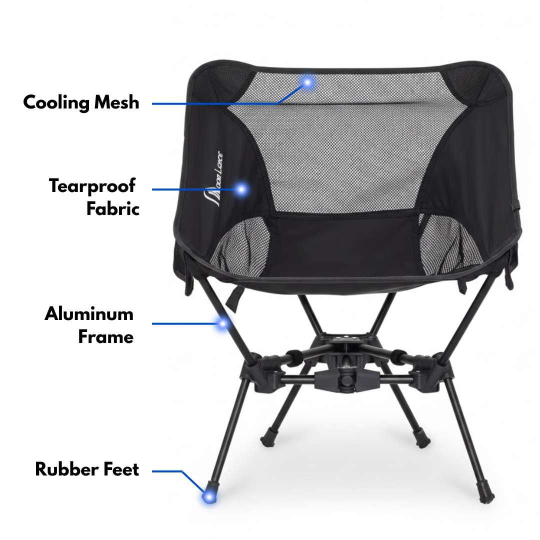 Portable Camping Chair – Ultralight – Compact Folding