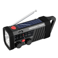 Wind Up Radio with Torch - Hand Crank & Solar Emergency Radio - SOS Alarm