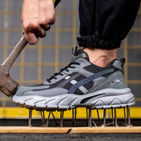 Safety Shoes - Lightweight Puncture-Proof Work Sneakers - Non-Slip