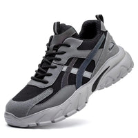 Safety Shoes - Lightweight Puncture-Proof Work Sneakers - Non-Slip