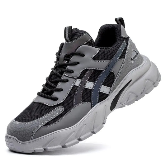 Safety Shoes - Lightweight Puncture-Proof Work Sneakers - Non-Slip