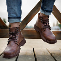 Waterproof Work Boots - Steel Toe Safety Boots - Slip-Resistant
