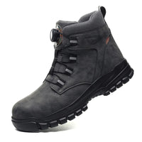 Waterproof Steel Toe Work Boots - Puncture-Proof Safety Boots - Non-Slip