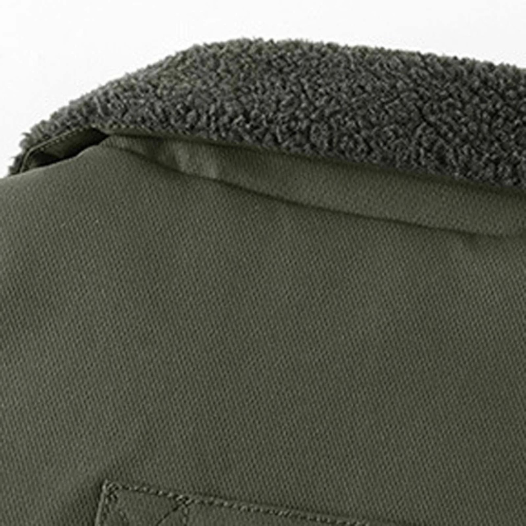Sherpa-Lined Jacket - Durable & Warm