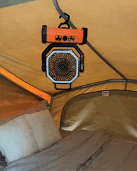 Camping Fan – 3-in-1 Wireless Fan – LED Light