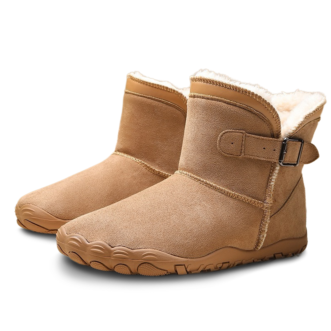 Barefoot Boots - Waterproof Plush Lined Winter Boots - Non-Slip Sole