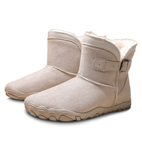 Barefoot Boots - Waterproof Plush Lined Winter Boots - Non-Slip Sole