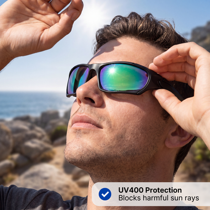 Men’s Performance Sunglasses – Polarized Clarity & UV Protection