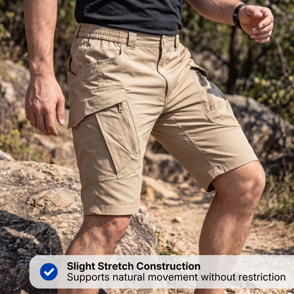 Men’s Tactical Utility Shorts – Lightweight Quick-Dry - Multi-Pocket Design