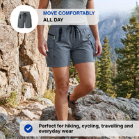Women’s Outdoor Cargo Shorts – Multiple Pockets – Casual Utility Shorts