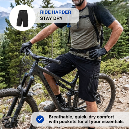 Men’s Mountain Bike Cycling Shorts - MTB Cargo Shorts